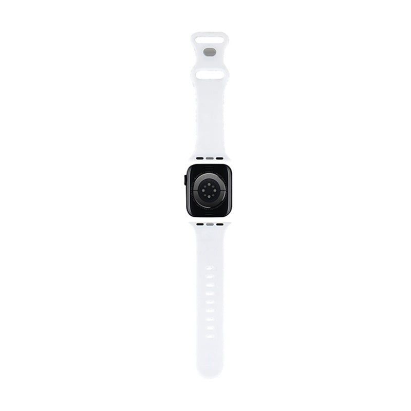 Hello Kitty silikoninės galvutės ir juostelės – dirželis, skirtas „Apple Watch“ 38/40/41 mm (juodas)