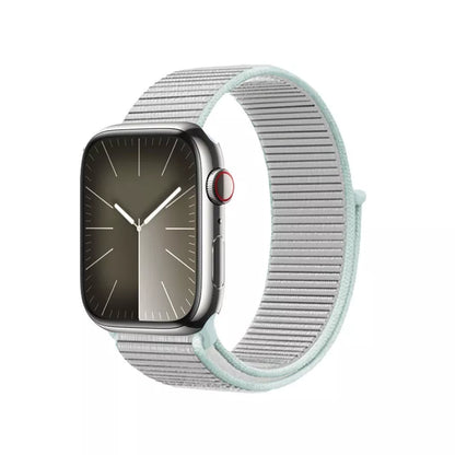 Crong Nylon – sportinis dirželis skirtas Apple Watch 38/40/41/42 mm (Pastelinis pilkas)