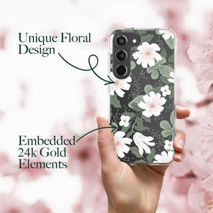 Rifle Paper Clear - Dėklas Samsung Galaxy S23 (Willow)