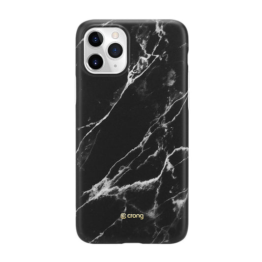 Crong Marble dėklas – dėklas, skirtas iPhone 11 Pro (juodas)