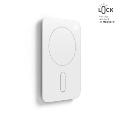 Speck Everywhere Mount + ClickLock – magnetinis MagSafe laikiklis (baltas)