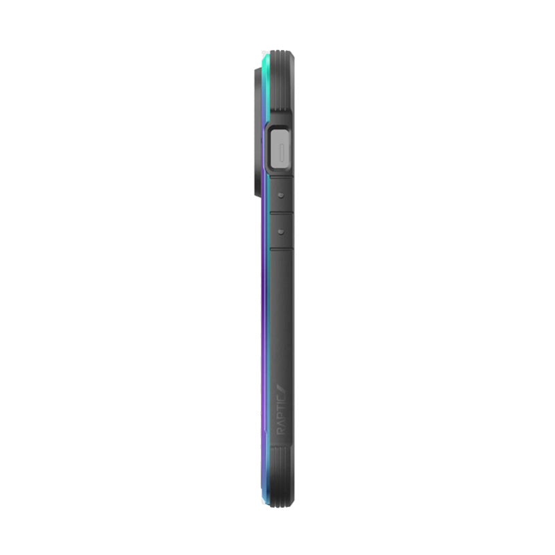 X-Doria Raptic Shield – aliuminio dėklas iPhone 14 Pro (atsparumas kritimui iš 3m) (persiliejančių spalvų)