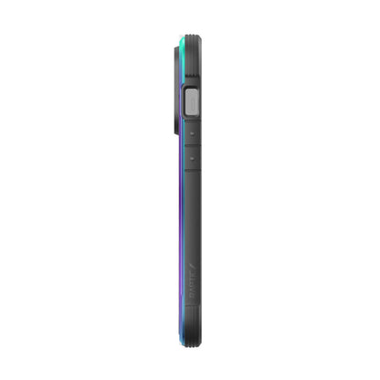 X-Doria Raptic Shield – aliuminio dėklas iPhone 14 Pro (atsparumas kritimui iš 3m) (persiliejančių spalvų)