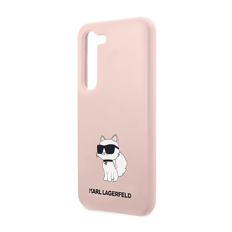 Karl Lagerfeld Silikoninis NFT Choupette – dėklas, skirtas Samsung Galaxy S23+ (Rožinis)