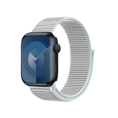 Crong Nylon – sportinis dirželis skirtas Apple Watch 38/40/41/42 mm (Pastelinis pilkas)