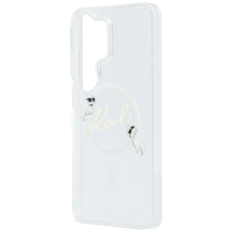 Karl Lagerfeld IML KC Script MagSafe - Samsung Galaxy S26 Ultra dėklas (Skaidrus)