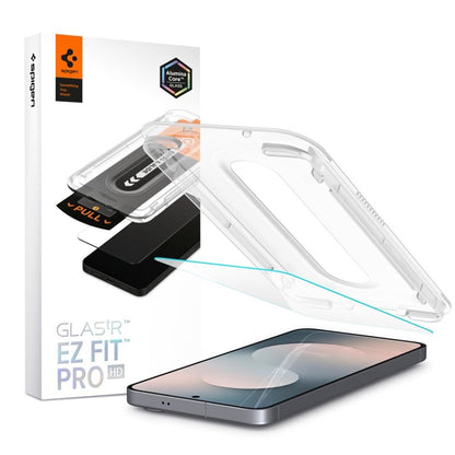 Spigen GLAS.TR EZ Fit Pro - Grūdintas stiklas, skirtas Samsung Galaxy S25 FE