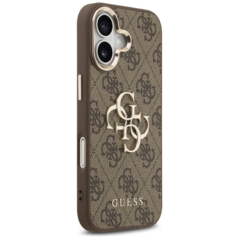 Guess 4G Big 4G Classic Logo - Dėklas iPhone 17 (Ruda / Auksas)