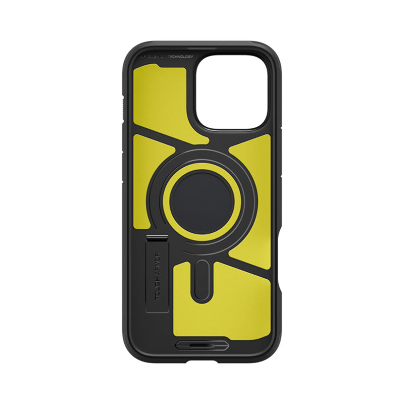 Spigen Tough Armor Mag MagSafe – dėklas, skirtas „iPhone 16 Pro“ (juodos spalvos)