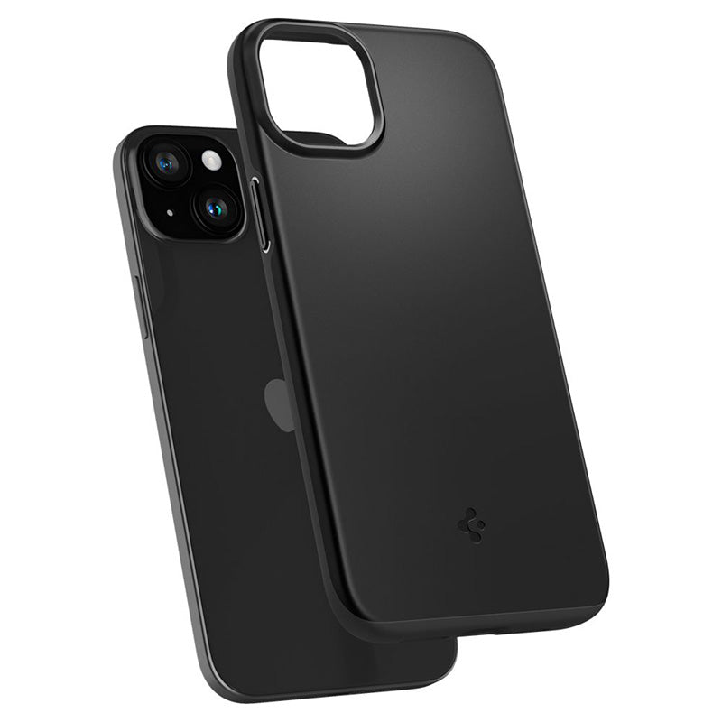 Spigen Thin Fit – dėklas iPhone 15 Plus (juodas)