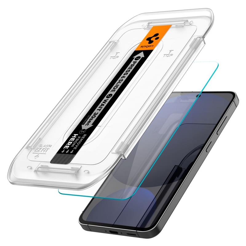 Spigen GLAS.TR EZ FIT 2 vnt. – Grūdintas stiklas skirtas Samsung Galaxy A56 5G / S24 FE (2 vnt.)