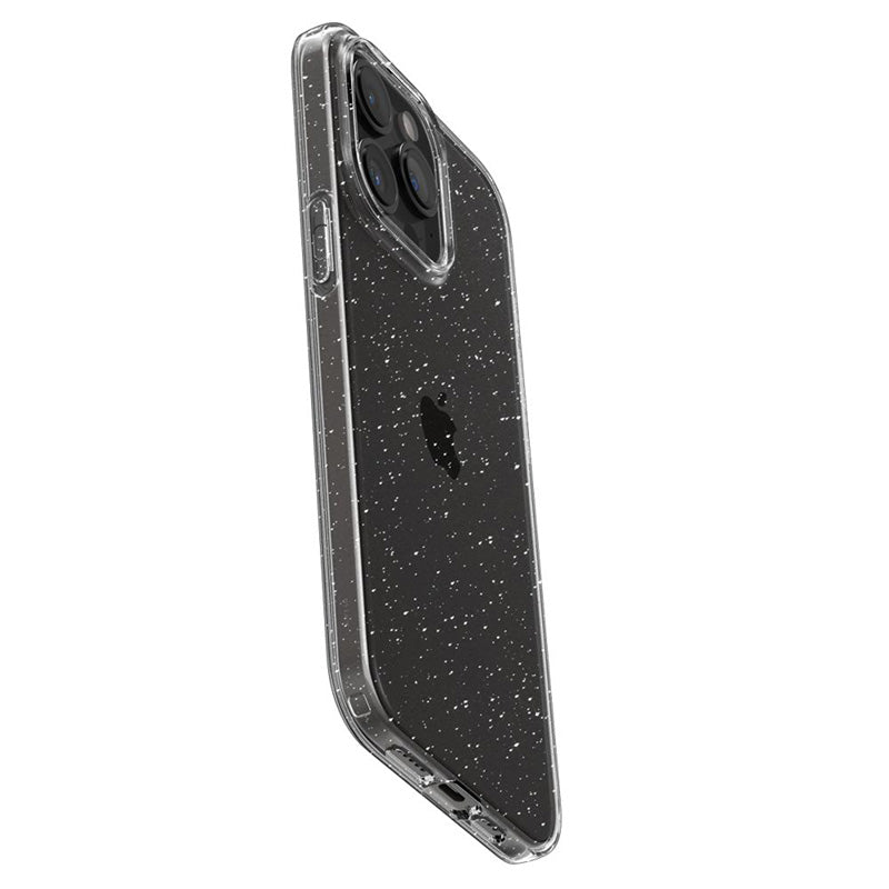 Spigen Liquid Crystal Glitter – dėklas, skirtas „iPhone 15 Pro Max“ (permatomas)