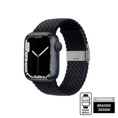 Crong Wave Band – Pinta dirželis Apple Watch 44/45/46/49 mm (grafito)