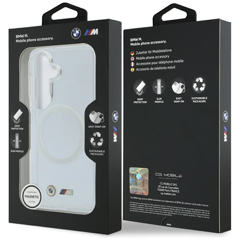 BMW IML Smūgiams Atsparus Metalinis Logotipas MagSafe - Samsung Galaxy S26 dėklas (Skaidrus)