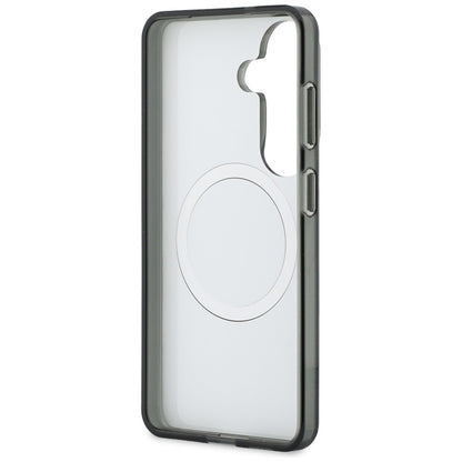 Karl Lagerfeld IML Peekaboo Karl & Choupette MagSafe dėklas - Samsung Galaxy S26 dėklas (juodas)