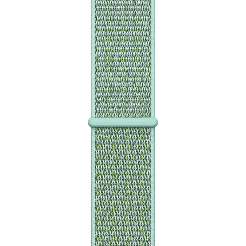 Crong Nailono sportinė apyrankė, skirta Apple Watch 38/40/41/42 mm (Atlantinis žalias)