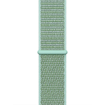 Crong Nailono sportinė apyrankė, skirta Apple Watch 38/40/41/42 mm (Atlantinis žalias)