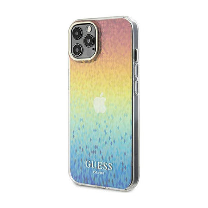 Guess IML Faceted Mirror Disco Iridescent – dėklas, skirtas iPhone 13 Pro (Iridescent)
