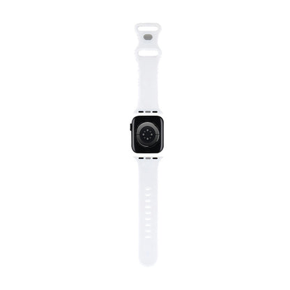 Hello Kitty Silikoninis dirželis „Bows & Stripes“ – Apple Watch 38/40/41 mm (juodas)