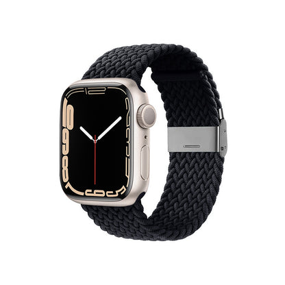 Crong Wave Band – Pinta dirželis Apple Watch 44/45/46/49 mm (grafito)
