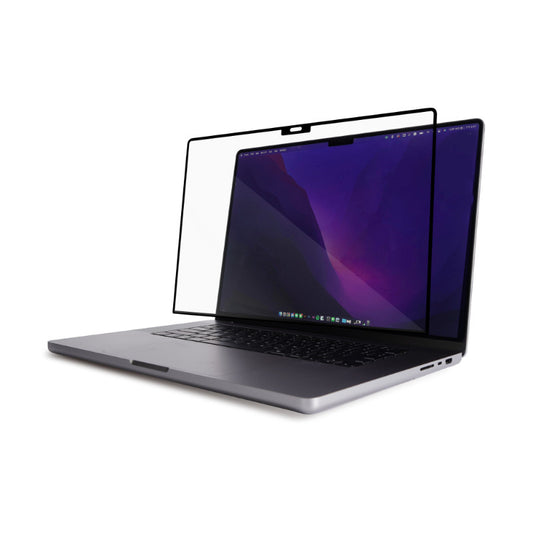 Moshi iVisor XT - Ekrano apsauga skirta MacBook Pro 16" (M3/M2/M1/2023-2021) (Juodas rėmelis)