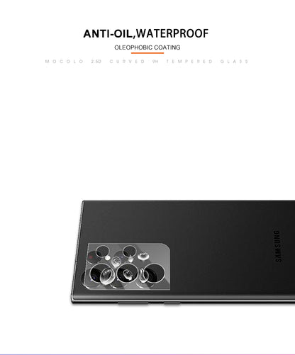 Mocolo Silk Camera Lens Glass - apsauginis stiklas, skirtas Samsung Galaxy S22 Ultra kameros lęšiui