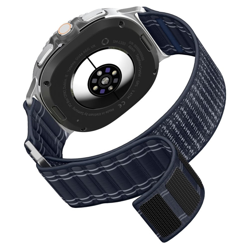 Spigen WBF0 Apyrankė - Dirželis Samsung Galaxy Watch 8 / 8 Classic 40 / 44 / 46 mm (Tamsiai mėlyna)