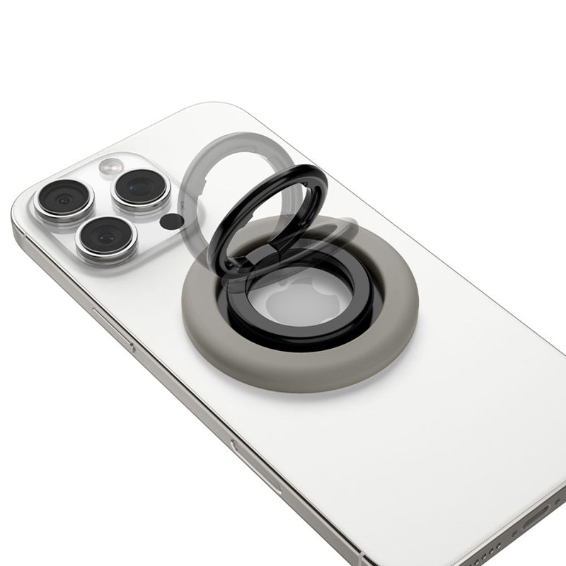 Spigen Nano Pop MagSafe telefono žiedo laikiklis - piršto laikiklis su stovo funkcija (Trumų pilka)