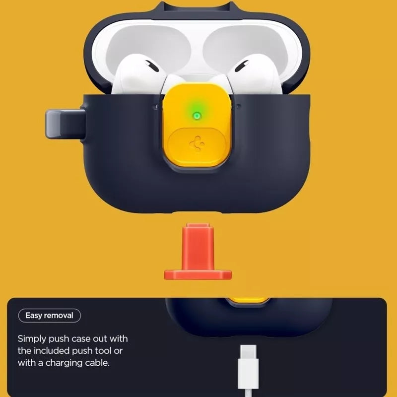 Spigen Nano Pop - Dėklas Apple AirPods Pro 3 (Mėlynių tamsiai mėlynas)