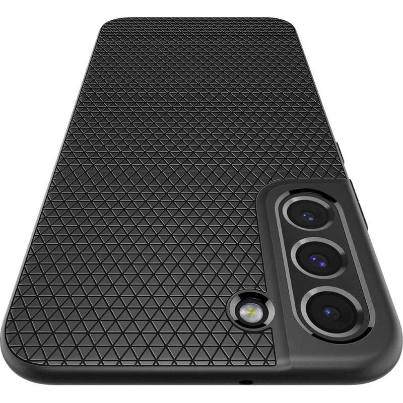 Spigen Liquid Air – dėklas, skirtas „Samsung Galaxy S22“ (juodas)