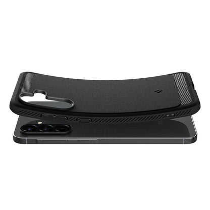 Spigen Rugged Armor – dėklas Samsung Galaxy A56 5G (matinė juoda)