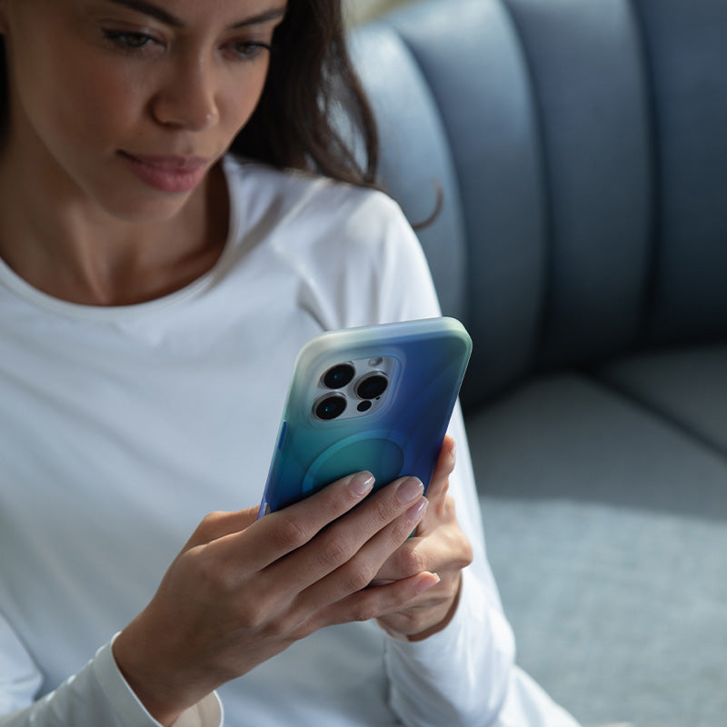 Incase Halo dėklas MagSafe – dėklas iPhone 16 Pro (Tidal Ocean)