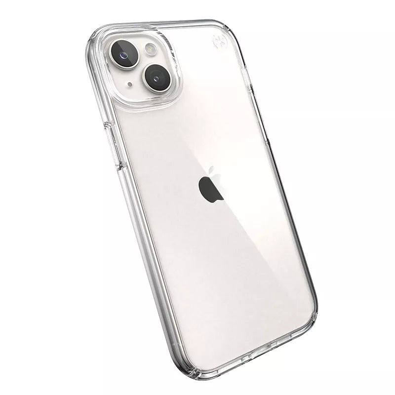 Speck Presidio Perfect-Clear – „iPhone 15 Plus“ / „iPhone 14 Plus“ dėklas (skaidrus)