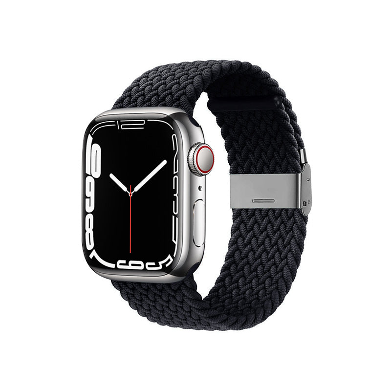 Crong Wave Band – Pinta dirželis Apple Watch 44/45/46/49 mm (grafito)