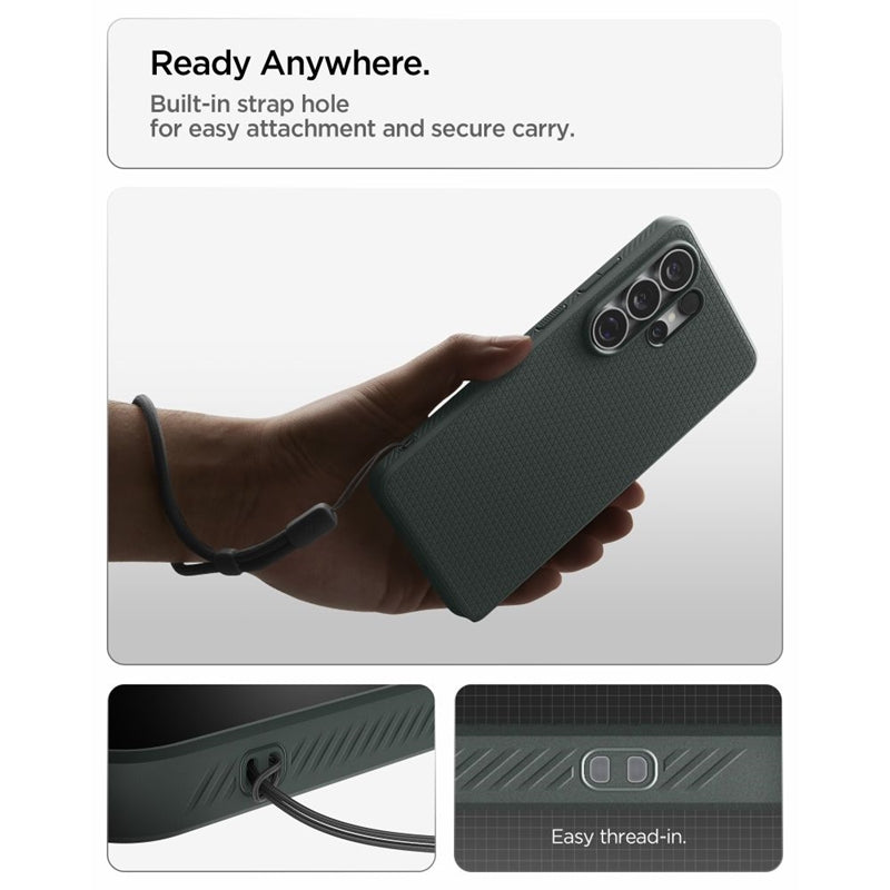 Spigen Liquid Air Mag dėklas MagSafe – Samsung Galaxy S26 Ultra (Abyss Green)