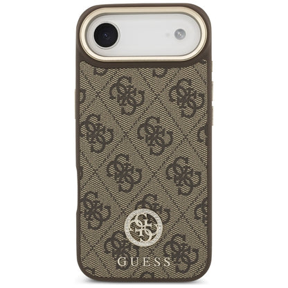Guess 4G Cirkonio Logotipas MagSafe Dėklas iPhone Air (Rudos)