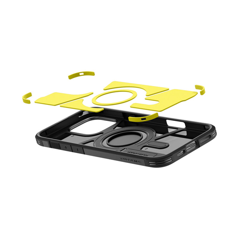 Spigen Tough Armor Mag MagSafe – dėklas, skirtas „iPhone 16 Pro“ (juodos spalvos)