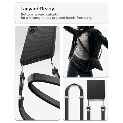 Spigen Liquid Air Mag MagSafe dėklas Samsung Galaxy S26 (Matinis juodas)