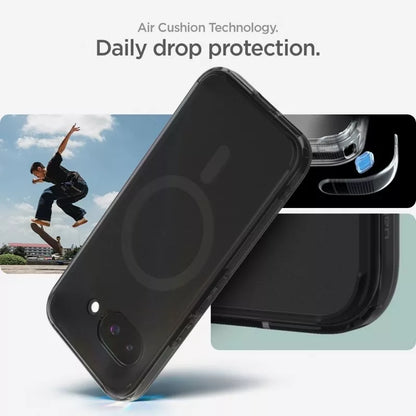 Spigen Ultra Hybrid Mag MagSafe – Dėklas Google Pixel 9a (Frost Black)