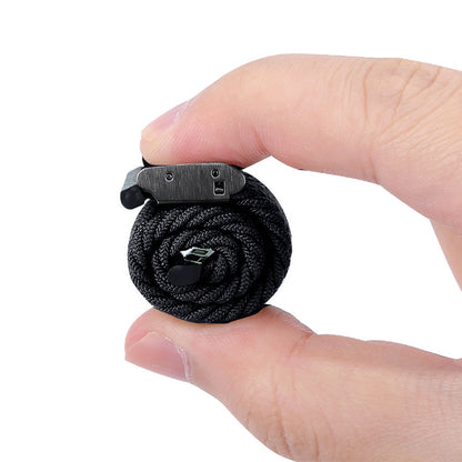 Crong Wave Band – Pinta dirželis Apple Watch 44/45/46/49 mm (grafito)