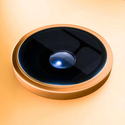 3mk HARDY Pro objektyvo apsauga – Kameros objektyvo stiklas, skirtas iPhone 17 Pro / iPhone 17 Pro Max (Oranžinė)