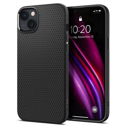 Spigen Liquid Air – dėklas, skirtas „iPhone 15 Plus“ / „iPhone 14 Plus“ („Black“)