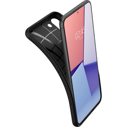 Spigen Liquid Air – dėklas, skirtas „Samsung Galaxy S22“ (juodas)