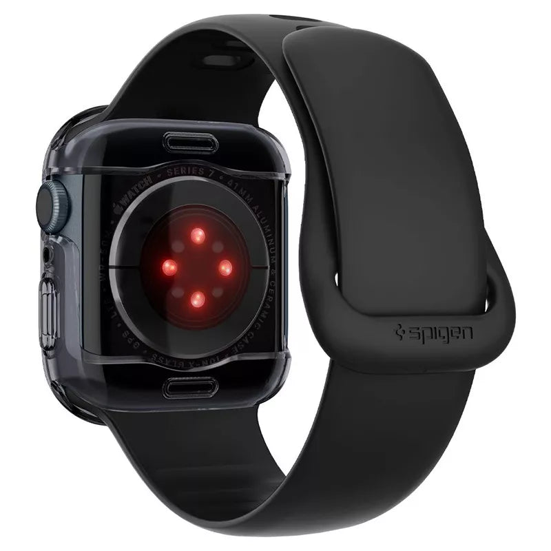 Spigen Ultra Hybrid – dėklas, skirtas „Apple Watch 7/8/9 41 mm“ (skaidrus)