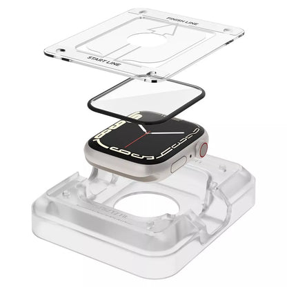Spigen Proflex EZ FIT 2 pakuotės – ekrano apsauga skirta Apple Watch 8 / 7 45 mm (2 vnt.)