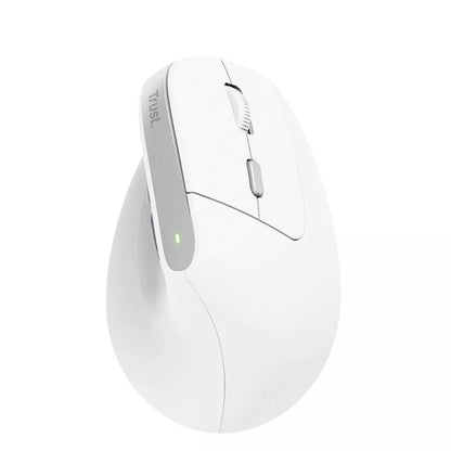 Trust Bayo II – Ergonomiška belaidė pelė (balta)