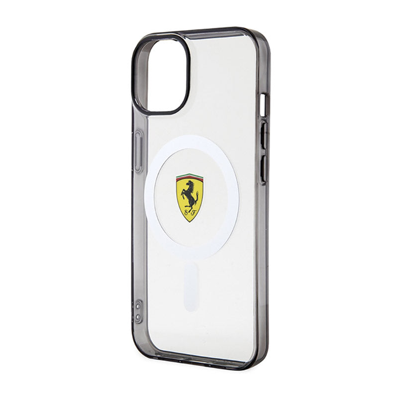 Ferrari Outline Magsafe – dėklas iPhone 14 Plus (permatomas)