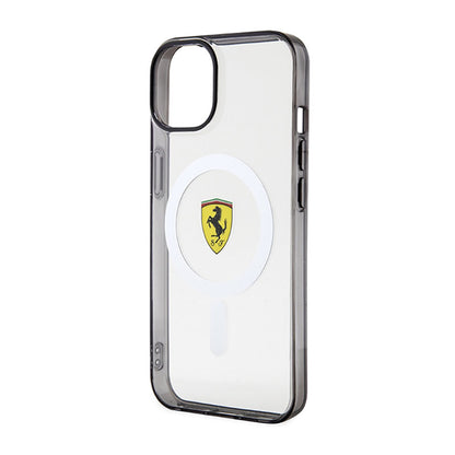 Ferrari Outline Magsafe – dėklas iPhone 14 Plus (permatomas)