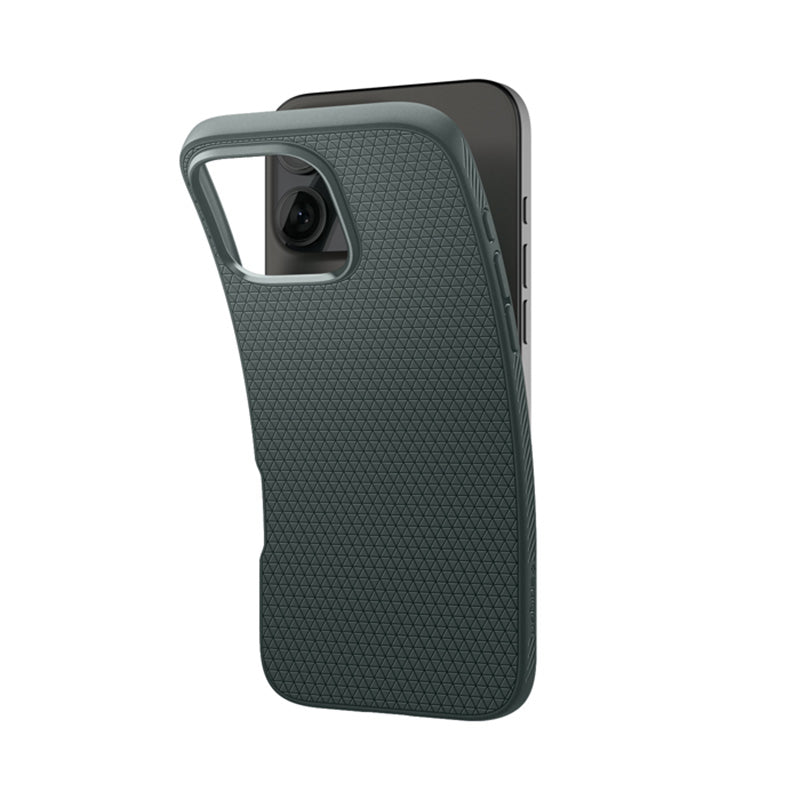 Spigen Liquid Air – dėklas, skirtas „iPhone 16 Pro Max“ (Abyss Green)