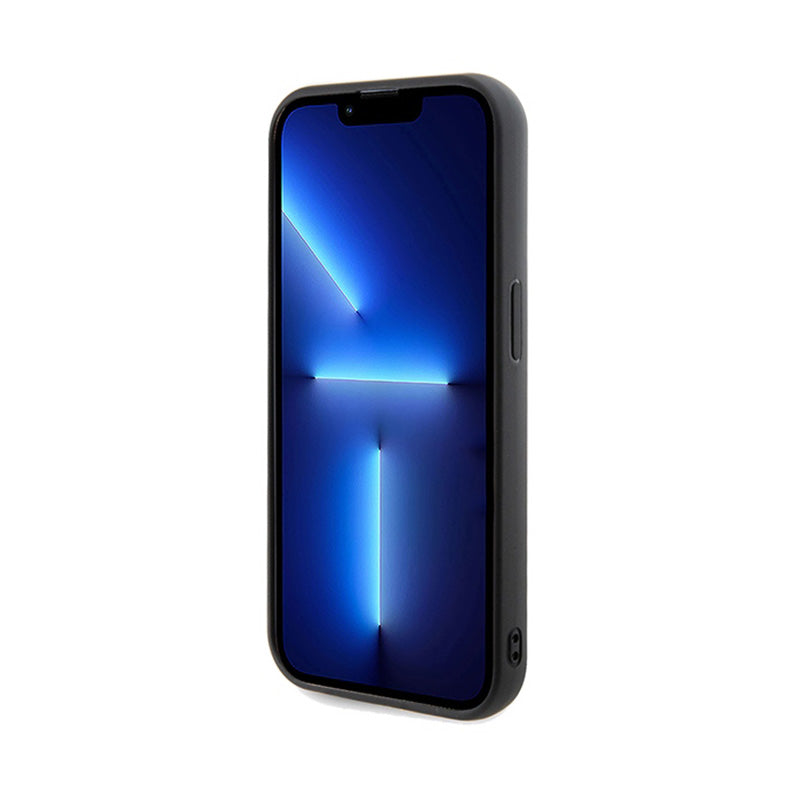 Guess Disco Metal Script - iPhone 14 Pro dėklas (juodas)